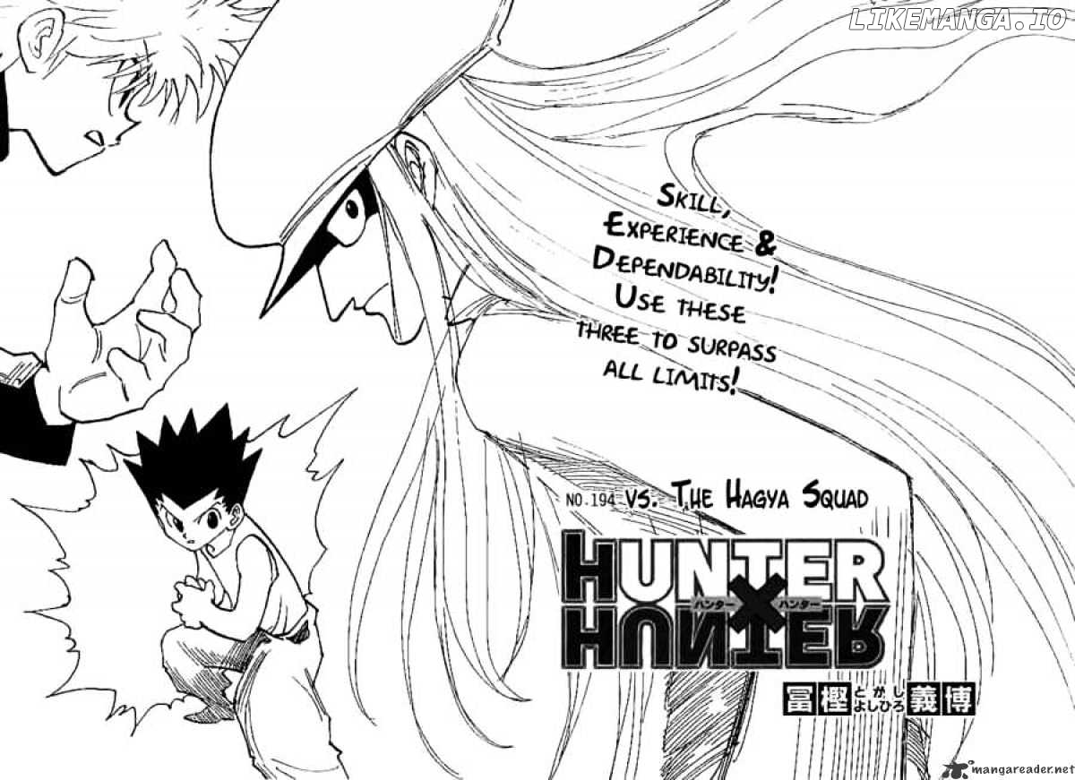 Hunter x Hunter, Chapter 194 image 02